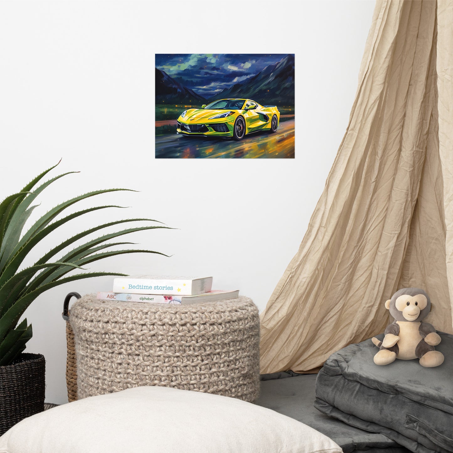 Yellow Starry Night (Poster)