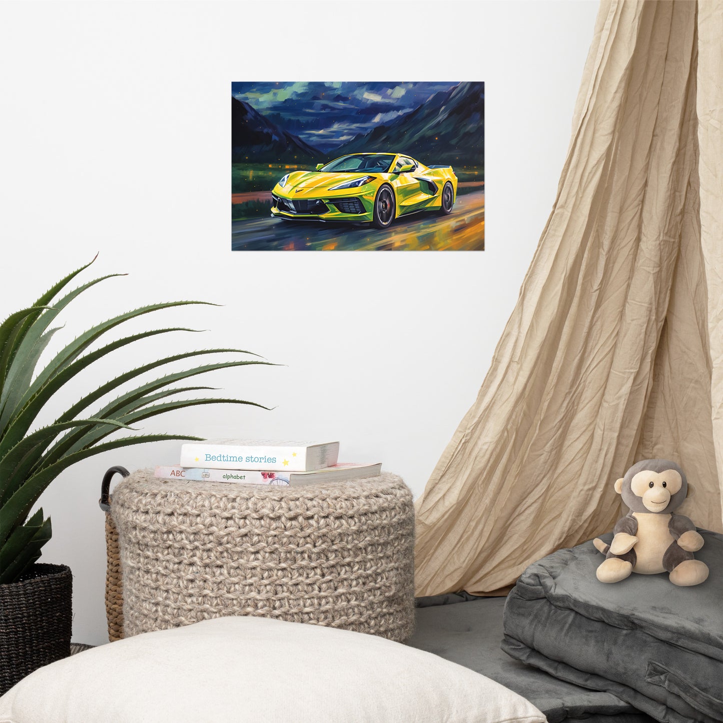 Yellow Starry Night (Poster)
