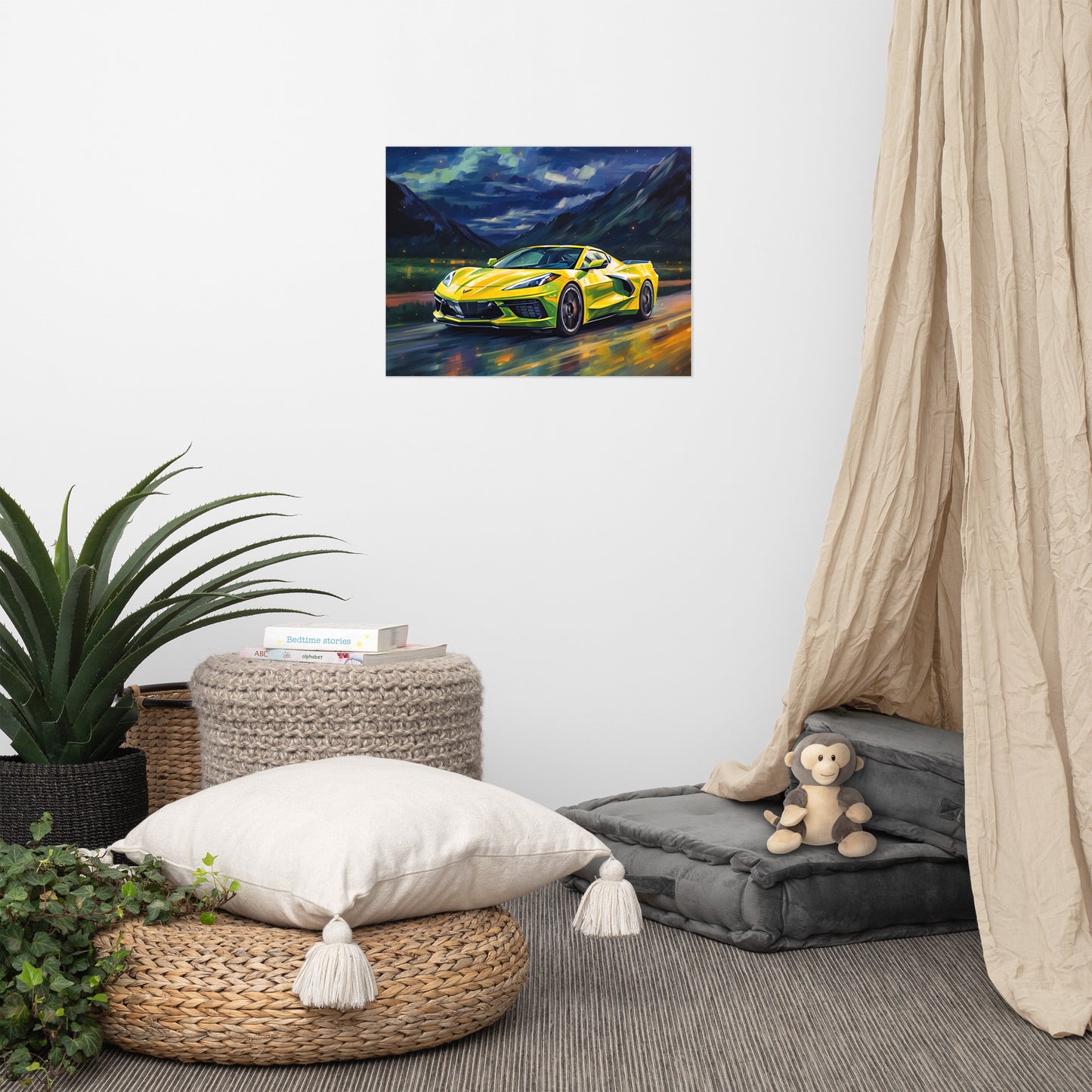 Yellow Starry Night (Poster)
