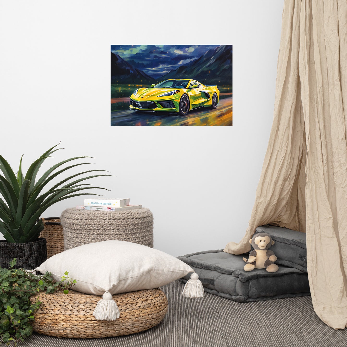 Yellow Starry Night (Poster)