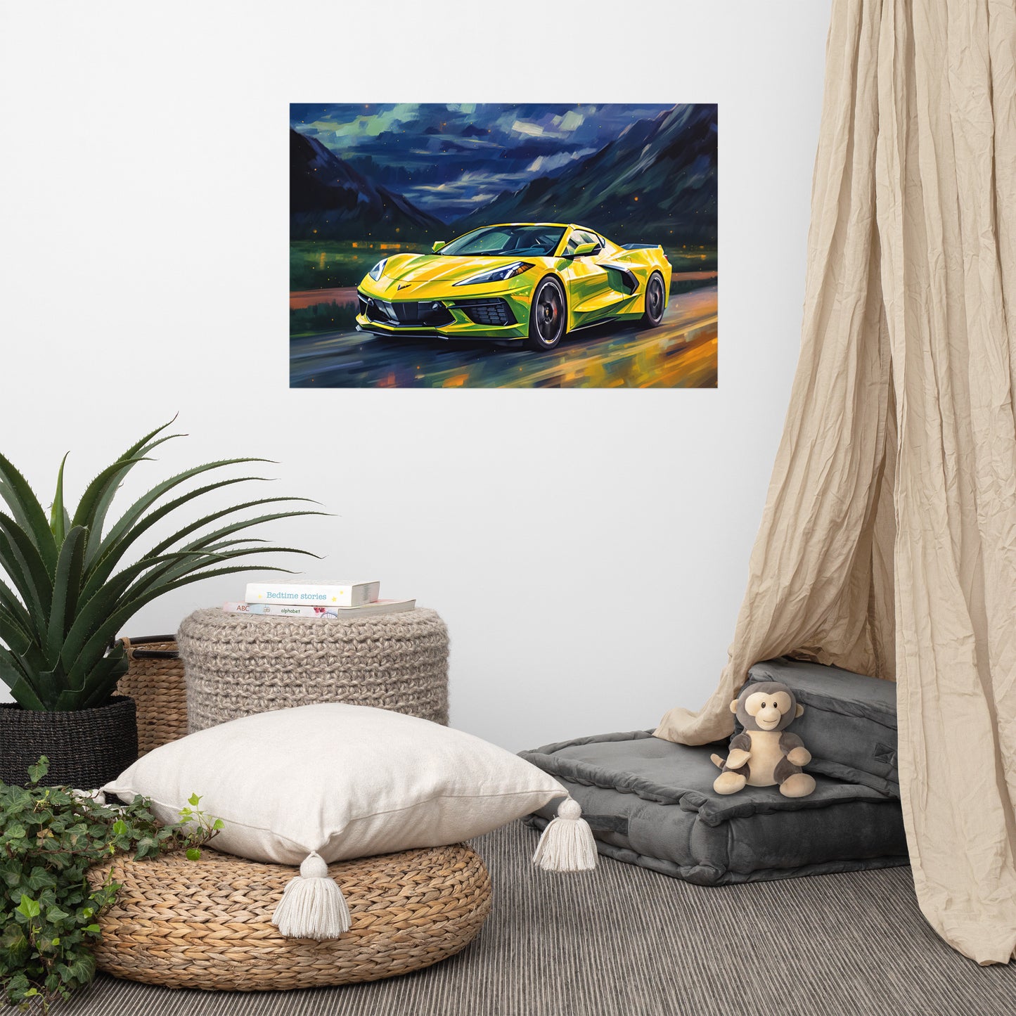 Yellow Starry Night (Poster)