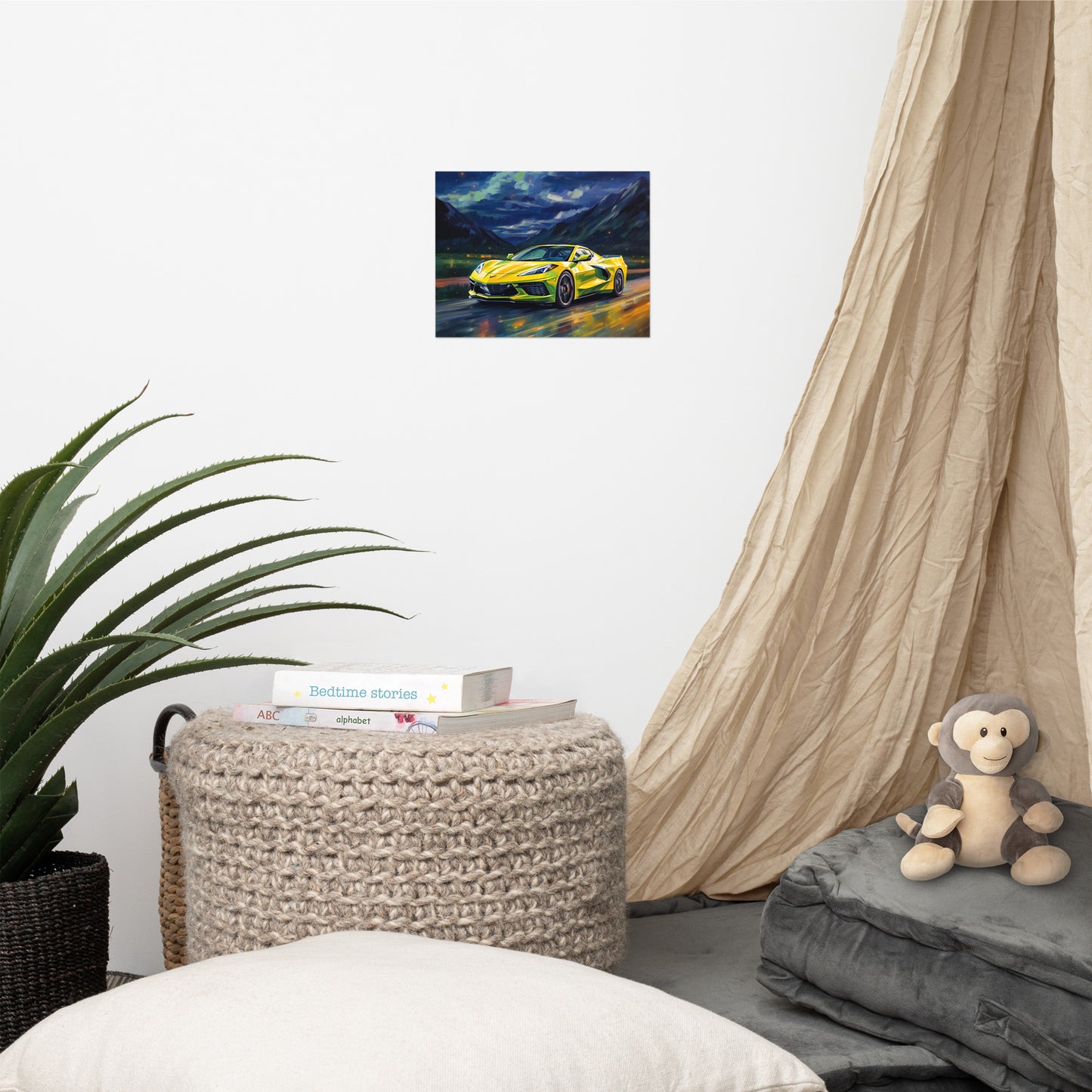 Yellow Starry Night (Poster)
