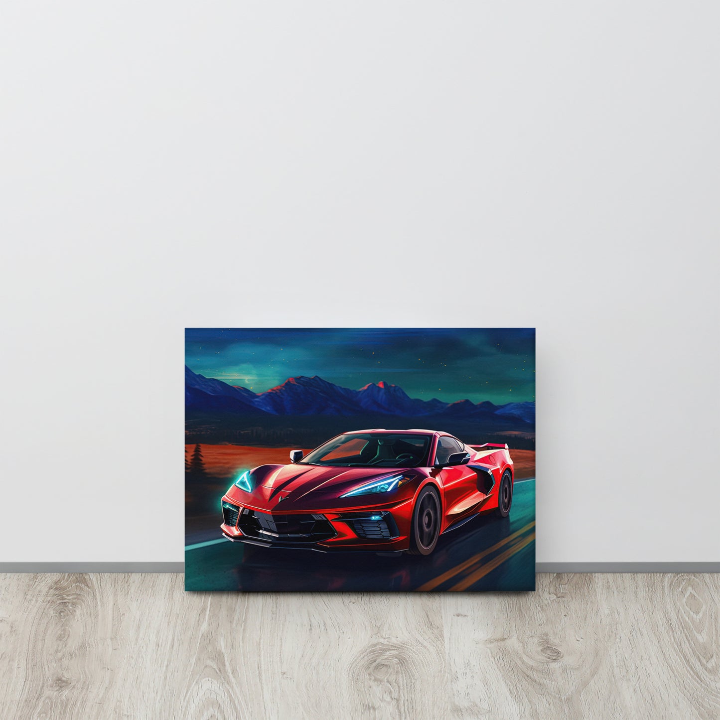 Torch Red Starry Night (Canvas)