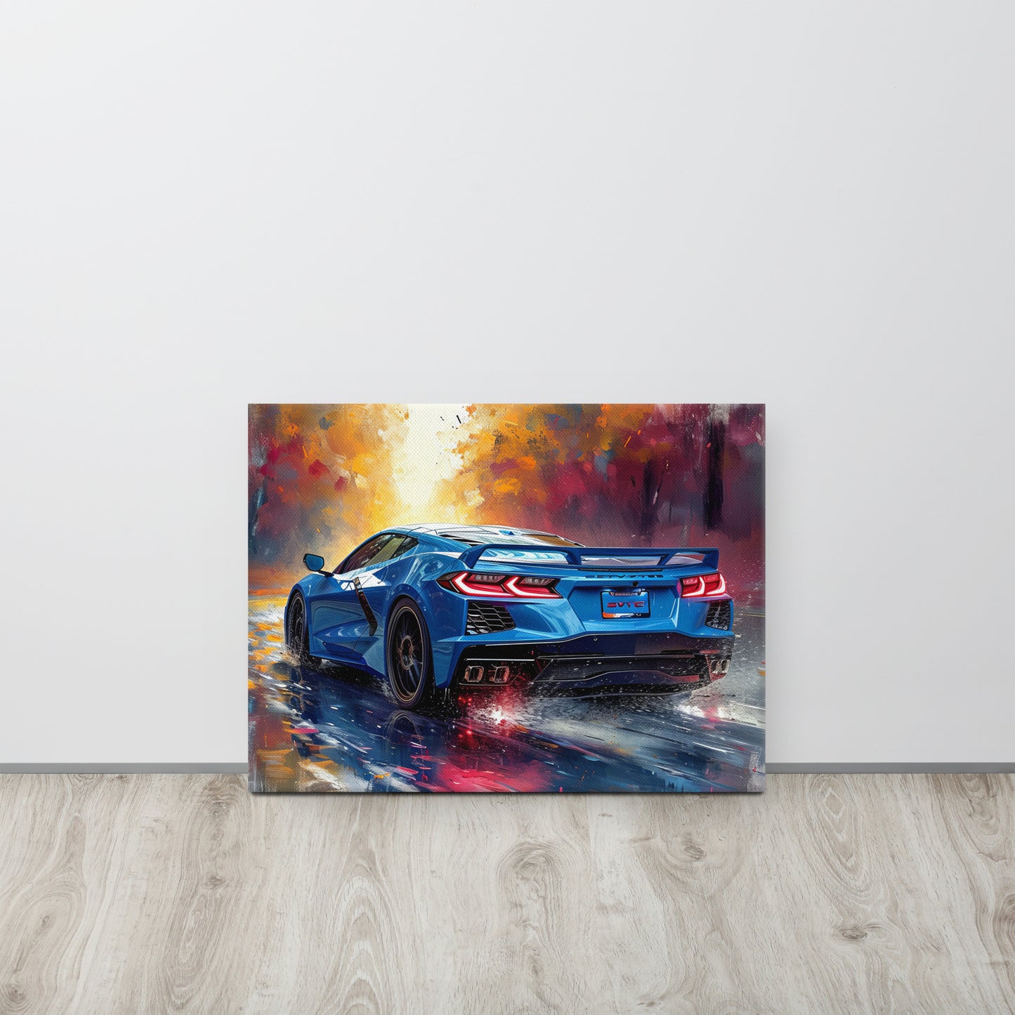 Velocity in Blue (Canvas)