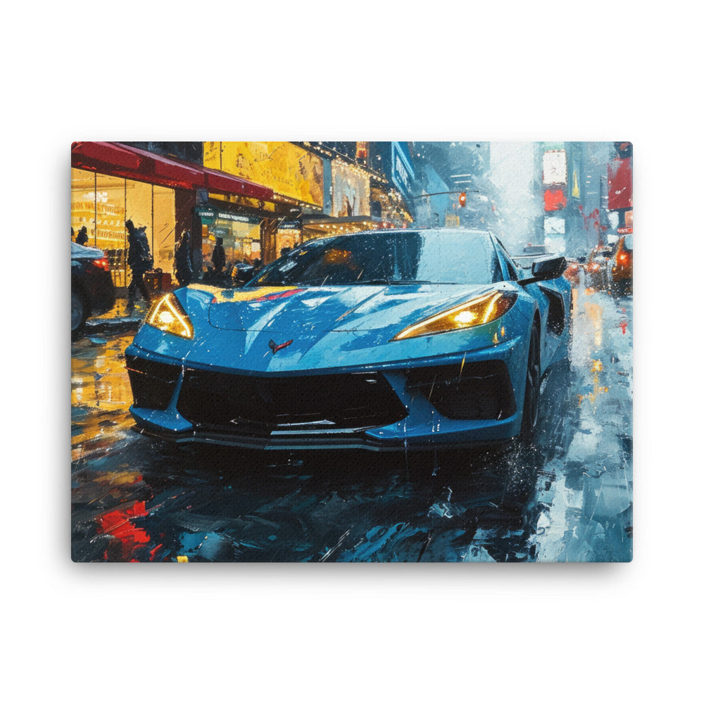 Rapid Blue in New York (Canvas)