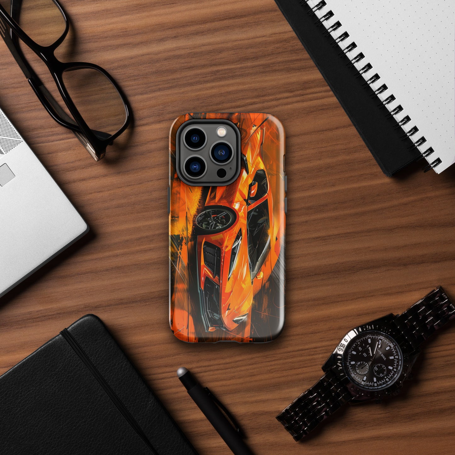 Tough Case for iPhone® (Inferno Blaze)