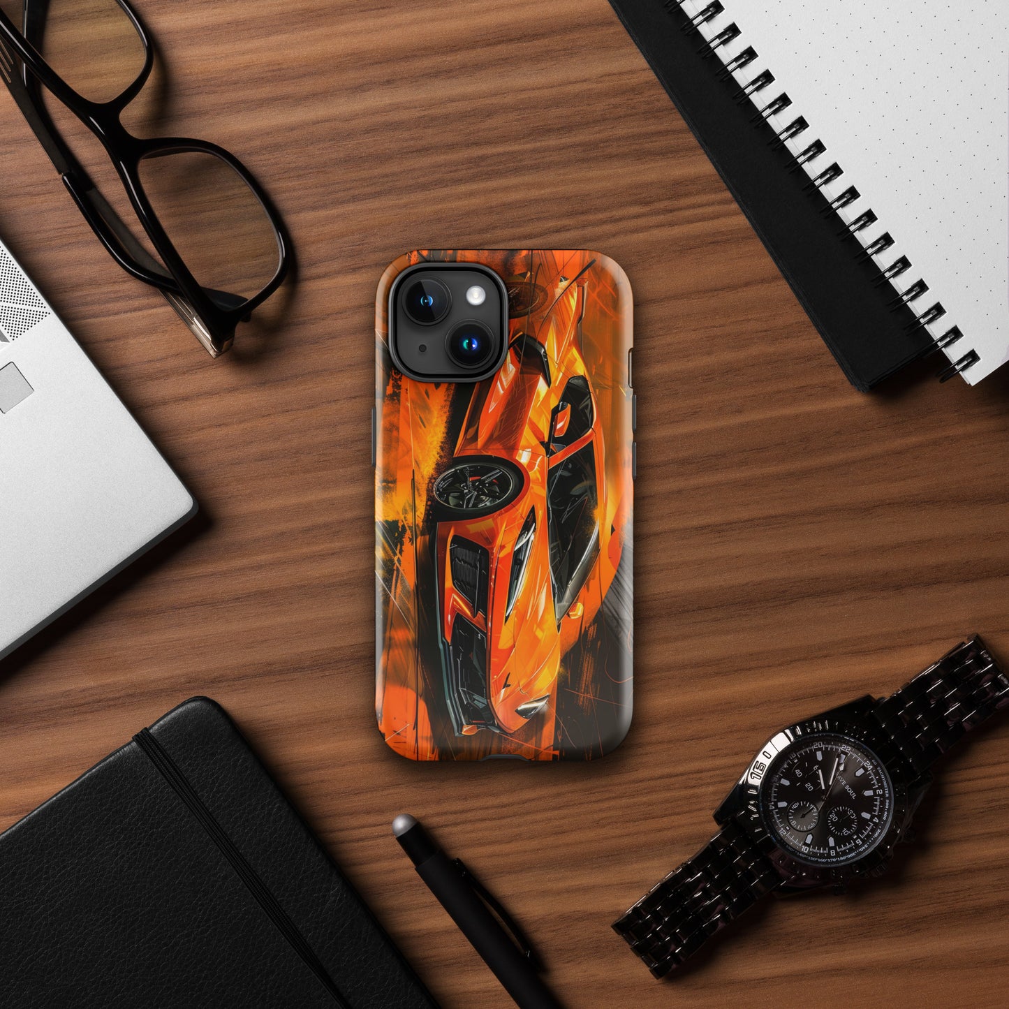 Tough Case for iPhone® (Inferno Blaze)