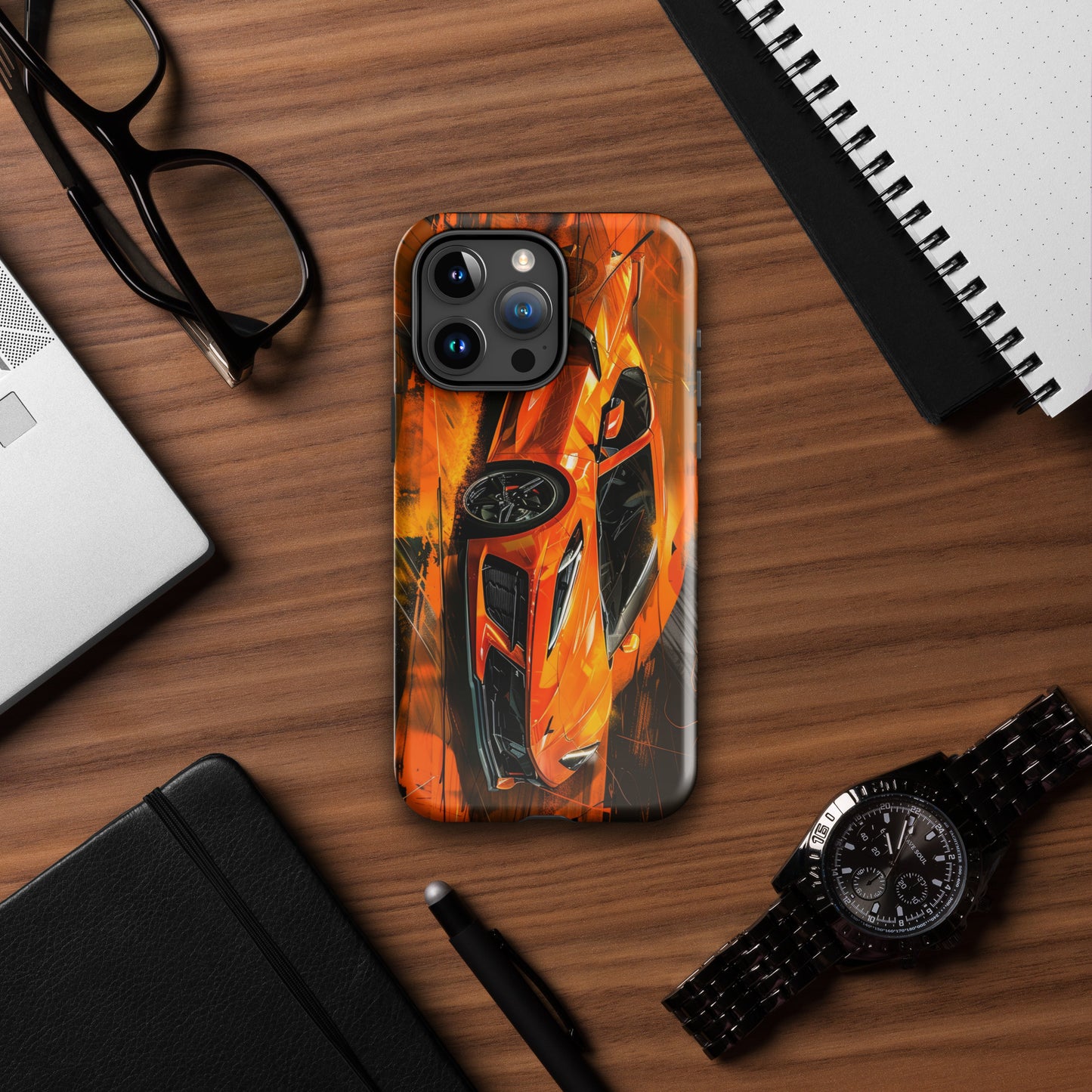 Tough Case for iPhone® (Inferno Blaze)